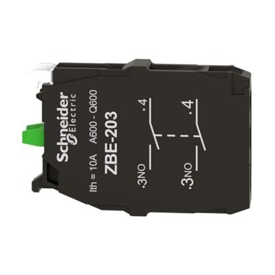 Schneider Electric ZBE203 ZBE203 Hulpschakelblok Zwart 1 stuk(s)