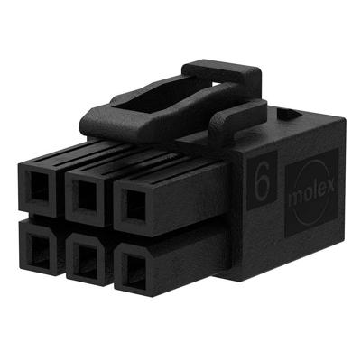 Molex 2125141006 Female behuizing (kabel) Totaal aantal polen: 6 Inhoud: 1 stuk(s) Bulk Molex 2125141006 Female behuizing (kabel) Totaal aantal polen: 6 Inhoud: 1 stuk(s) Bulk