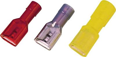 Weidmüller 9200640000 Platte stekker (female) Insteekbreedte: 6.3 mm Insteekdikte: 0.8 mm 180 ° Volledig geïsoleerd Rood 100 stuk(s)