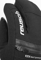 Reusch Lando R-TEX® XT Junior Lobster 3 Vinger Handschoen Kinderen Black/Silver 4 - thumbnail