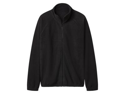 esmara Men Heren fleece vest (Zwart, L)