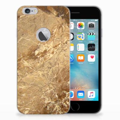Apple iPhone 6 Plus | 6s Plus | TPU | Siliconen hoesje | Marmer Creme