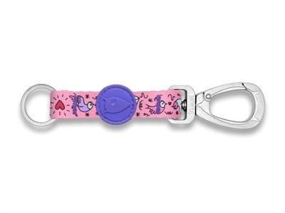MORSO KEY CORD SLEUTELHANGER GERECYCLED SWEET TWEET ROZE M