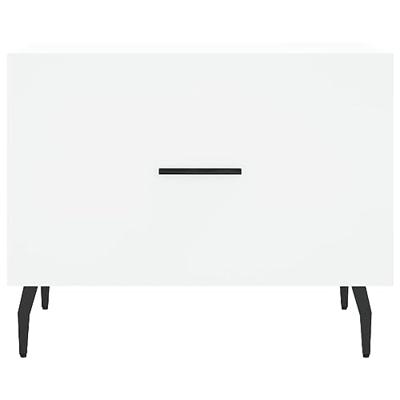 Salontafel 50x50x40 cm bewerkt hout wit