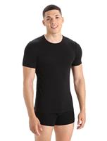Icebreaker Merino 150 Anatomica SS Crewe Thermoshirt Heren Black XL - thumbnail