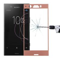 Voor Sony Xperia XZ1 compacte 0 26 mm 9H oppervlaktehardheid 3D volledig scherm gehard glas Screen Protector (Rose goud) - thumbnail