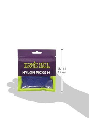 Ernie Ball P09131 plectrum 50 stuk(s) Nylon Blauw