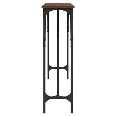 Wandtafel 180x23x75 cm bewerkt hout bruineikenkleurig Wandtafel 180x23x75 cm bewerkt hout bruineikenkleurig