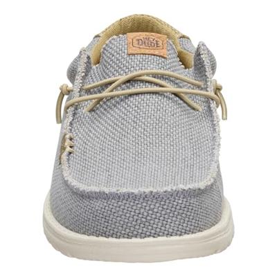 Heydude Instappers Wally Braided Flannel HD40003-1YF Grijs-46 maat 46