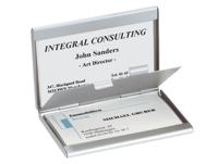 Sigel SI-VZ136 Visitekaartetui Twin Zilver 2 Vakken - thumbnail