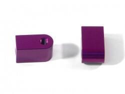 Aluminium servo mount 10mm (purple/1pair)