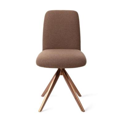Jesper Home Eetkamerstoel 'Taiwa' Draaibaar, Turn Rose, kleur Rustic Rye
