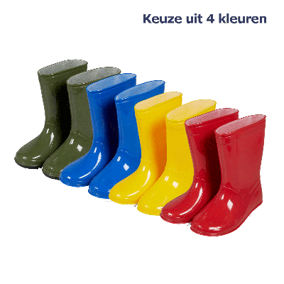 XQ Kinder Regenlaarzen Turqoise -35