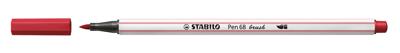 Stabilo pen 68 brush 50 - donkerrood