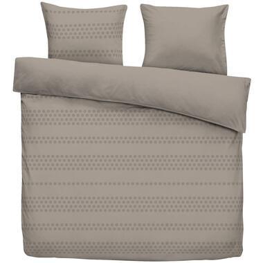 Dekbedovertrek Maysa - beige - 240x220 cm - Leen Bakker