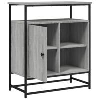 Dressoir 69x35x80 cm bewerkt hout grijs sonoma eikenkleurig - thumbnail