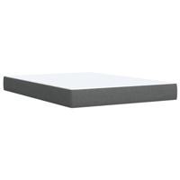 Boxspring met matras stof donkergrijs 180x200 cm - thumbnail