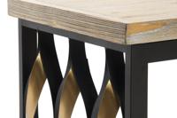 Set van 2 tafels Home ESPRIT Hout Metaal 64 x 34 x 65 cm - thumbnail