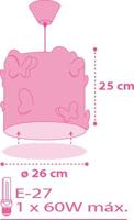 Dalber Kinderkamer hanglampButterfly - 62142 - thumbnail