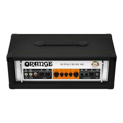 Orange SC100H Super Crush 100 Watt Head Black gitaarversterker top