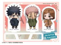 Jujutsu Kaisen Buddycolle Acrylic Stand 5th Anniversary C Megumi Fushiguro, Yuji Itadori & Nobara Kugisaki 10 cm - thumbnail