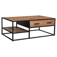 Livingfurn Salontafel 'Sturdy' kleur Naturel, 120 x 70cm - thumbnail