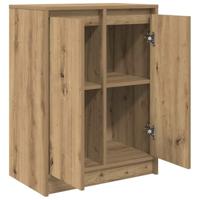 Dressoir ambachtelijk spaanplaat hout ambachtelijk 57x34x76 cm - thumbnail
