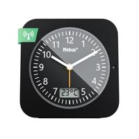 Mebus 25609 Wekker Zendergestuurd Zwart - thumbnail