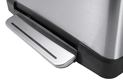 EKO Pedaalemmer 31650248 RVS (Roestvrij staal) Zilver