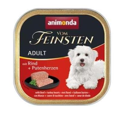 ANIMONDA Vom Feinsten Adult Beef and turkey heart - nat hondenvoer - 150g