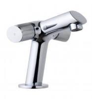 Xellanz Concorde wastafelkraan met clickwaste chroom - thumbnail