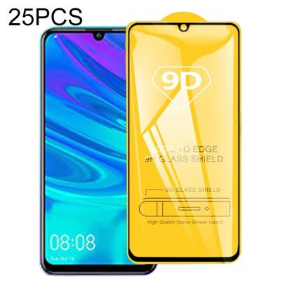 Voor Huawei P Smart 2020 25 PCS 9D Full Glue Full Screen Tempered Glass Film