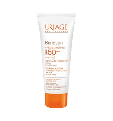 Uriage Sun mineralen creme SPF50 100 Milliliter