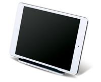 HAN Tablethouder smart-Line, tabletstandaard voor op kantoor met soft-grip opstelvlak, geschikt voor alle gangbare tablets, 92140-12, wit - thumbnail