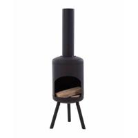 Fuego Vuurhaard Klein Zwart Diameter 32cm Terrasverwarming Sfeerhaard - thumbnail