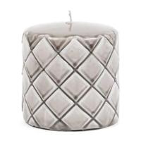 Riviera Maison Stompkaars beige, ruiten print - Padded (ØxH) 7x10 - thumbnail