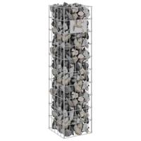 VidaXL Gabion kraan zilver 25 x 25 x 100 cm roestvrij staal - thumbnail
