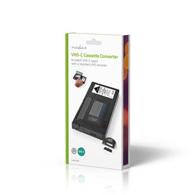 Nedis VHS-Converter | VHS-C naar VHS | Plug and play | Zwart | 1 stuks - VCON110BK VCON110BK