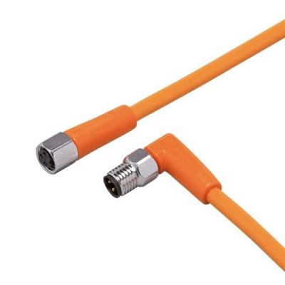 ifm Electronic EVT162 Verbindingskabel Aantal polen (sensoren): 3, 3 Stekker, haaks, Bus, recht 1 m 1 stuk(s)