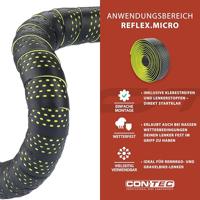 CONTEC stuurlint "reflex.micro" ct bar tape reflex.micro 200mm bl./saf.yellow - thumbnail