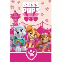 paw patrol fleece deken boss pups 100 x 150 cm - thumbnail