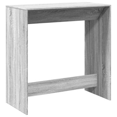 Bartafel 102x50x103,5 cm bewerkt hout grijs sonoma eikenkleur