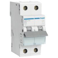 Hager MBN216 Sonstiger Schalter/Taster Zekeringautomaat 2-polig 16 A 400 V - thumbnail