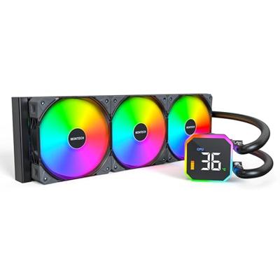 Montech hyperflow digital 360 waterkoeling (zwart)