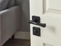 YALE - YPP7-V-PC Vierkante deurkruk van 7 zwart YALE - Model Verona - sleutelpassage - thumbnail