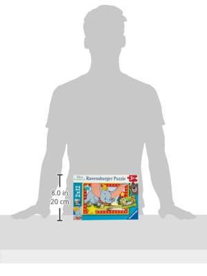 Ravensburger Disney classics: dombo en jungleboek legpuzzel, 2x12st.