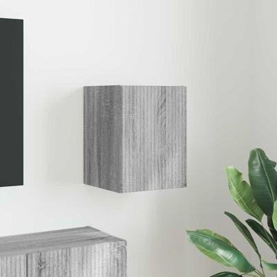 TV Wandkast Grijs Sonoma 30 x 31 x 40 cm Bewerkt hout