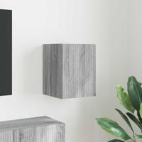 TV Wandkast Grijs Sonoma 30 x 31 x 40 cm Bewerkt hout - thumbnail