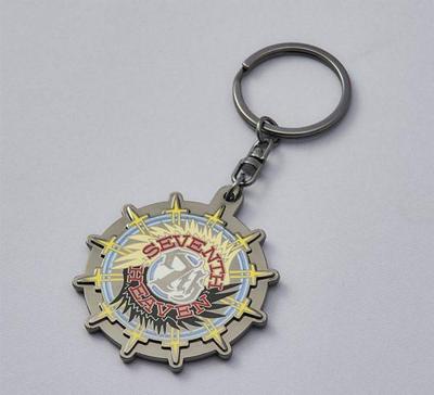 Final Fantasy VII Metal Keychain - Seventh Heaven