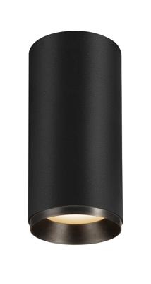 SLV OpbouwspotNuminos L cilinder zwart 3000K - 60gr - 1004324